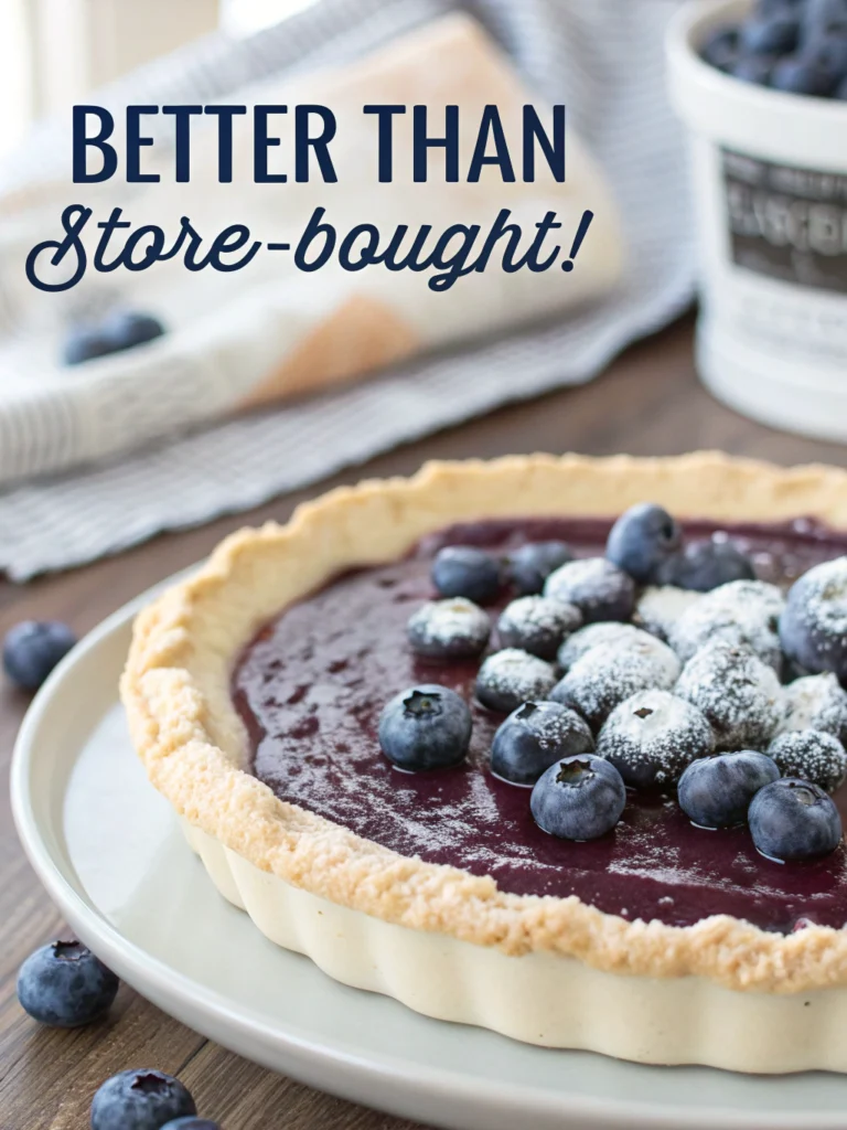Classic Blueberry Cream Pie (Better Than Store-Bought!)