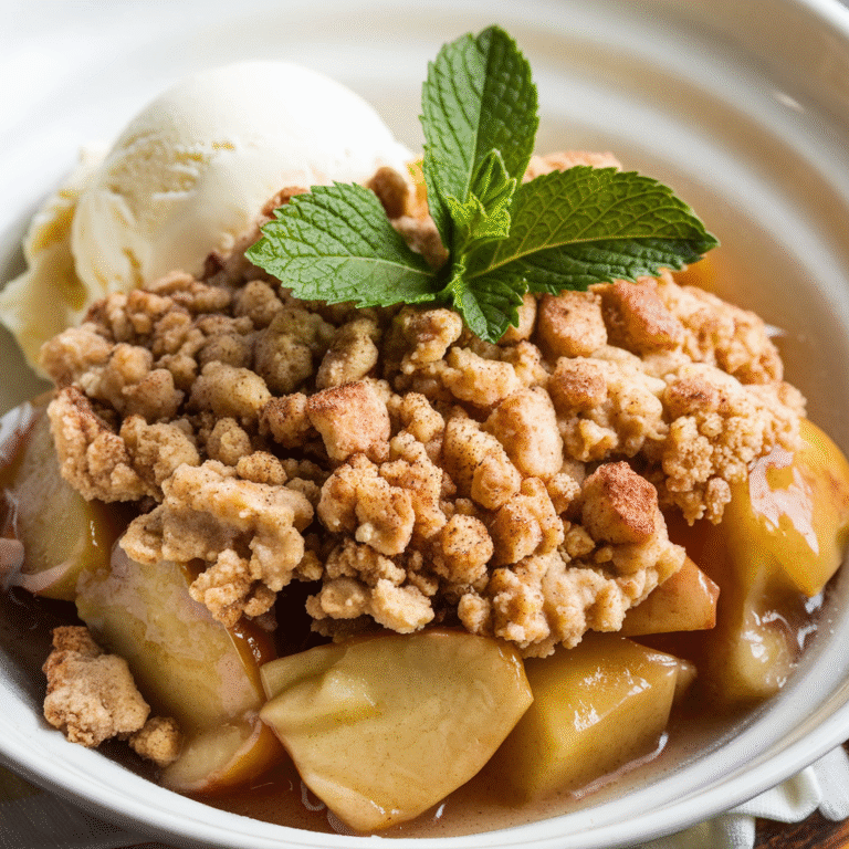 Classic Cinnamon Apple Crisp (Better Than Grandma's!)