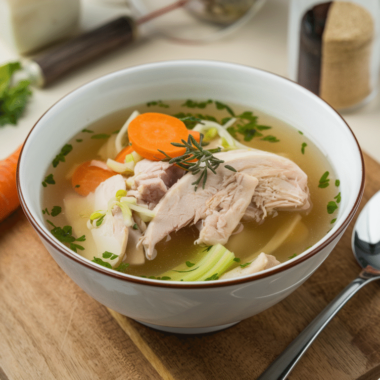 Classic Consomme Chicken Soup (Restaurant-Quality at Home!)