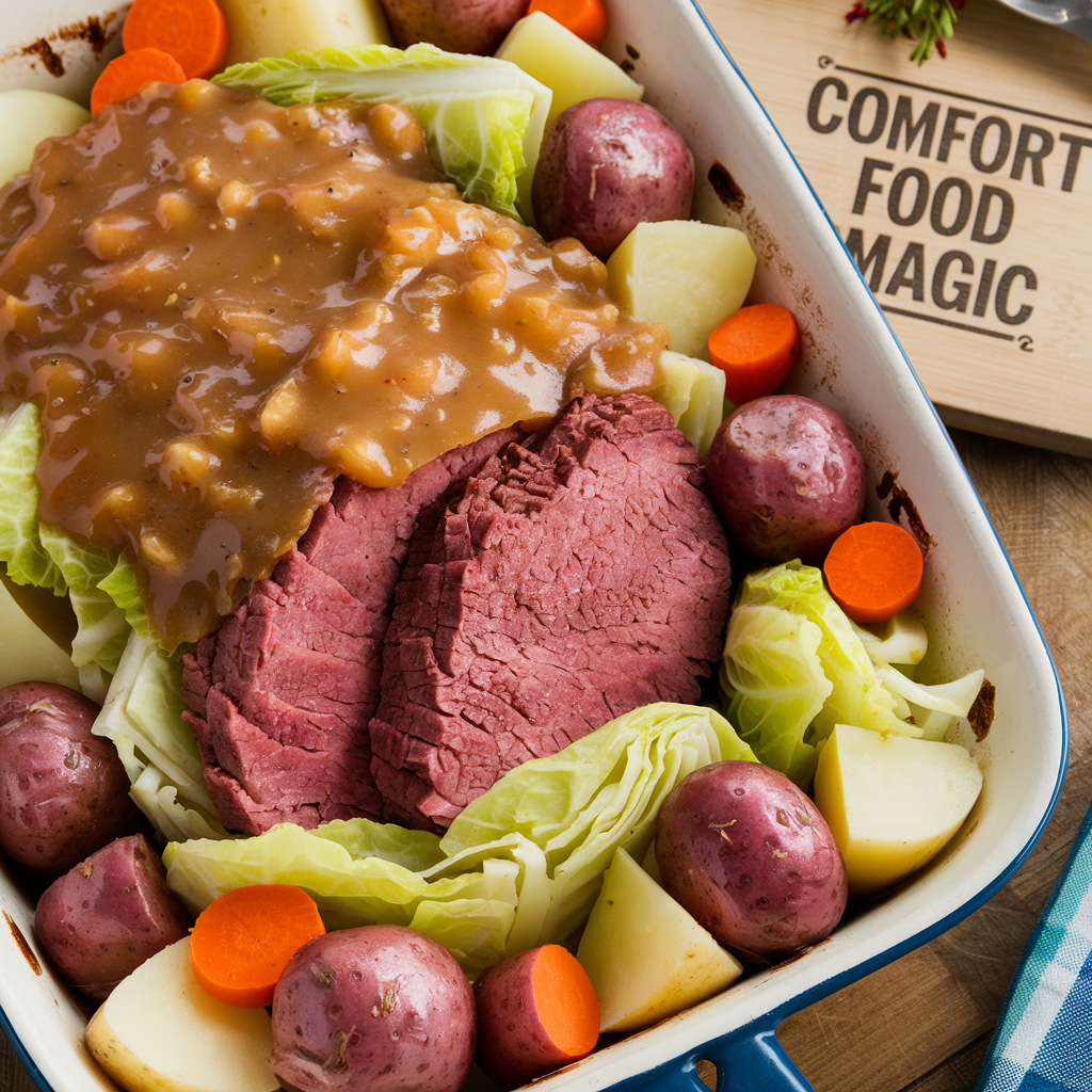 Classic Corned Beef & Cabbage Casserole (Comfort Food Magic!) ingredients