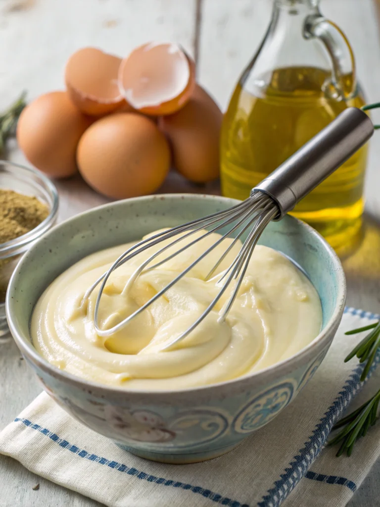 Classic Homemade Mayonnaise (Better Than Store-Bought!)