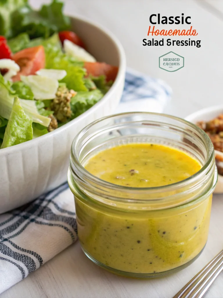 Classic Homemade Salad Dressing (Better Than Store-Bought!)