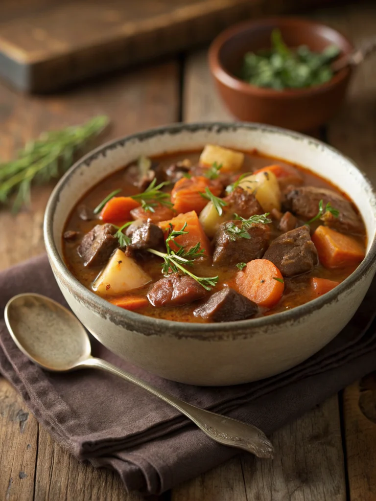 Classic Hunter's Stew with Venison (Perfect Comfort Food!)