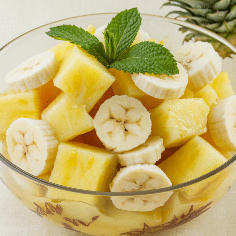 Classic Pineapple-Banana Fruit Salad (Perfect Summer Treat!)