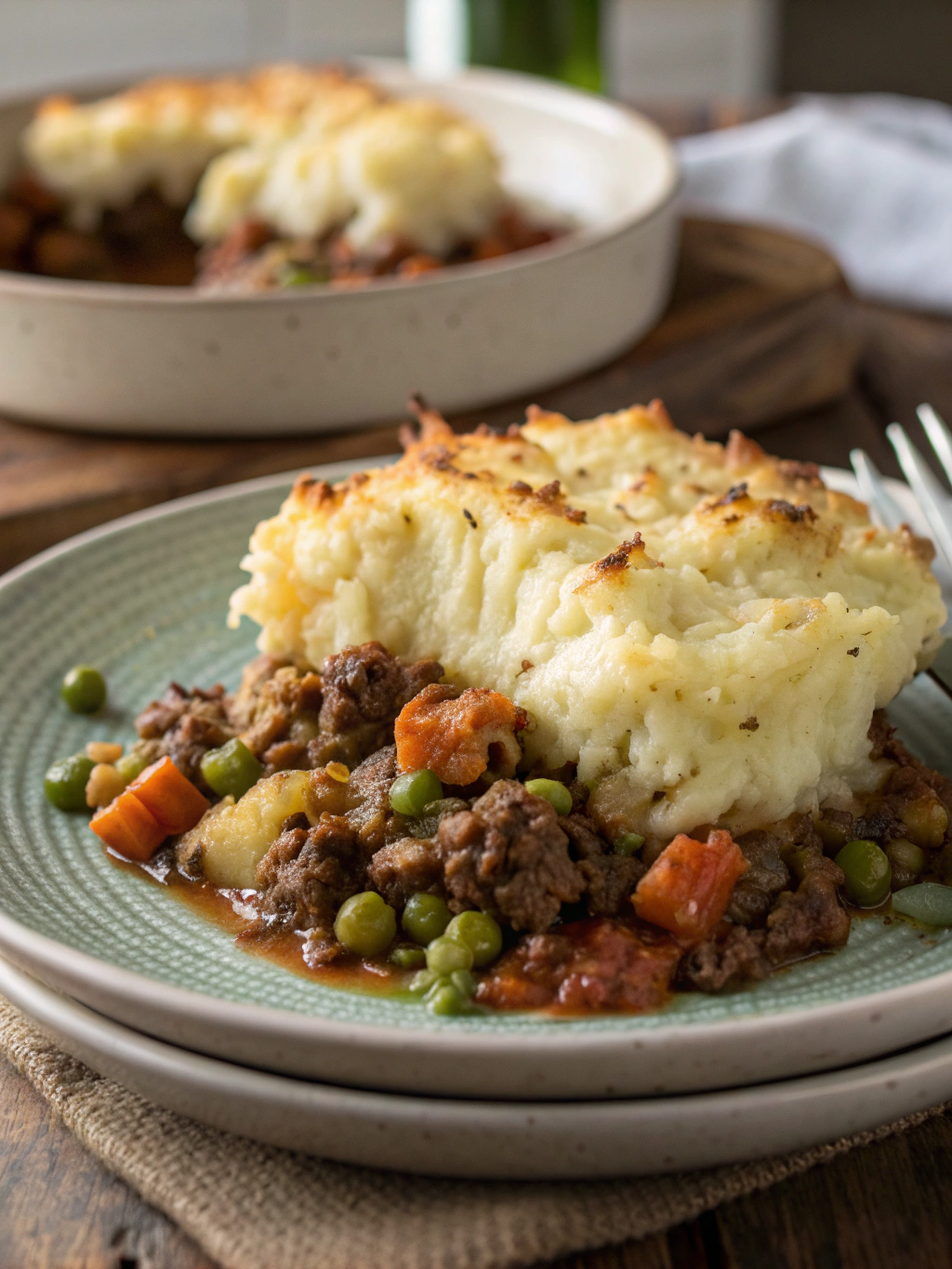 Classic Shepherd's Pie with Fluffy Potato Topping