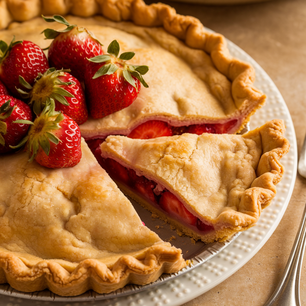 Classic Strawberry Pie with Flaky Crust (Better Than Store-Bought!)