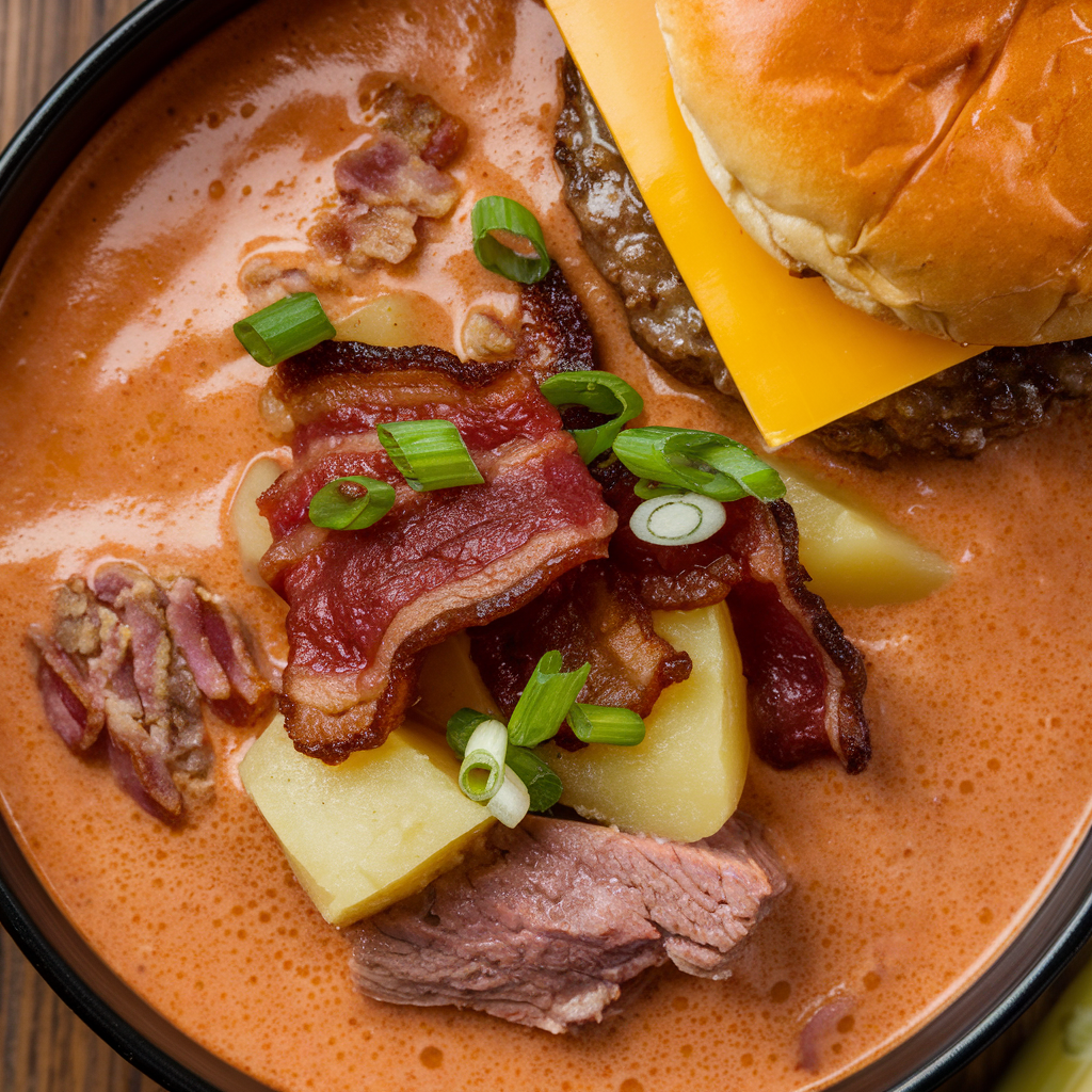 Creamy Cheeseburger Potato Soup (Easy 30-Minute Comfort Recipe) ingredients