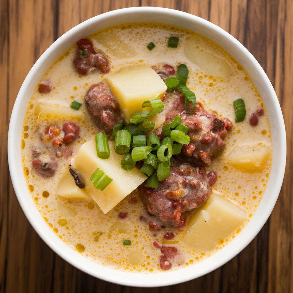 Creamy Cheeseburger Potato Soup (Easy 30-Minute Comfort Recipe)