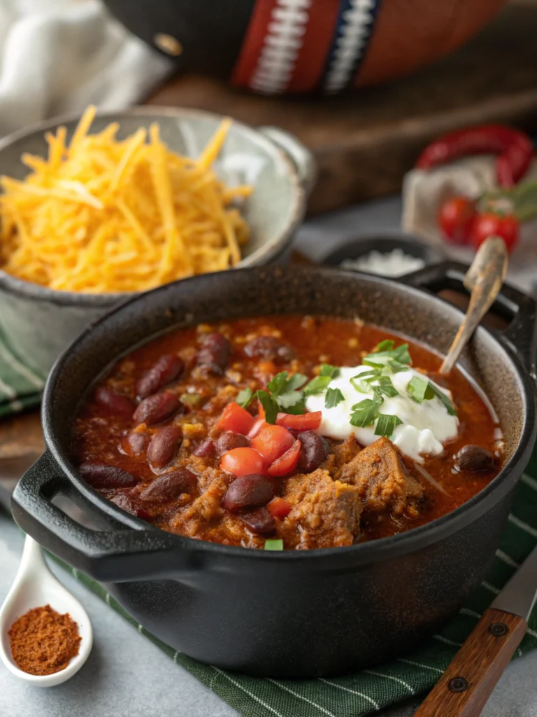 Dad's Hearty Homemade Chili (Perfect for Game Day!)