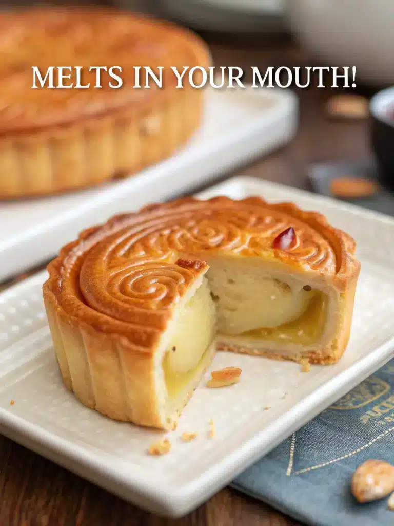 Decadent Crescent Moon Cake (Melts in Your Mouth!)