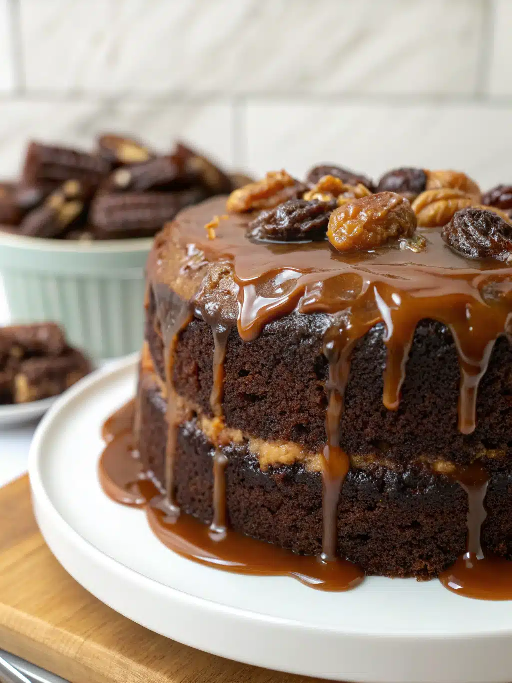 Decadent Date Cake with Caramel Glaze (Melts in Your Mouth!)
