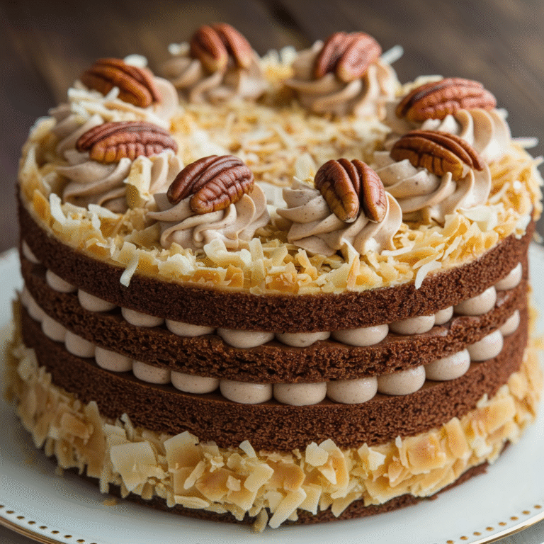 Decadent German Chocolate Cake (Better Than Bakery-Quality!)