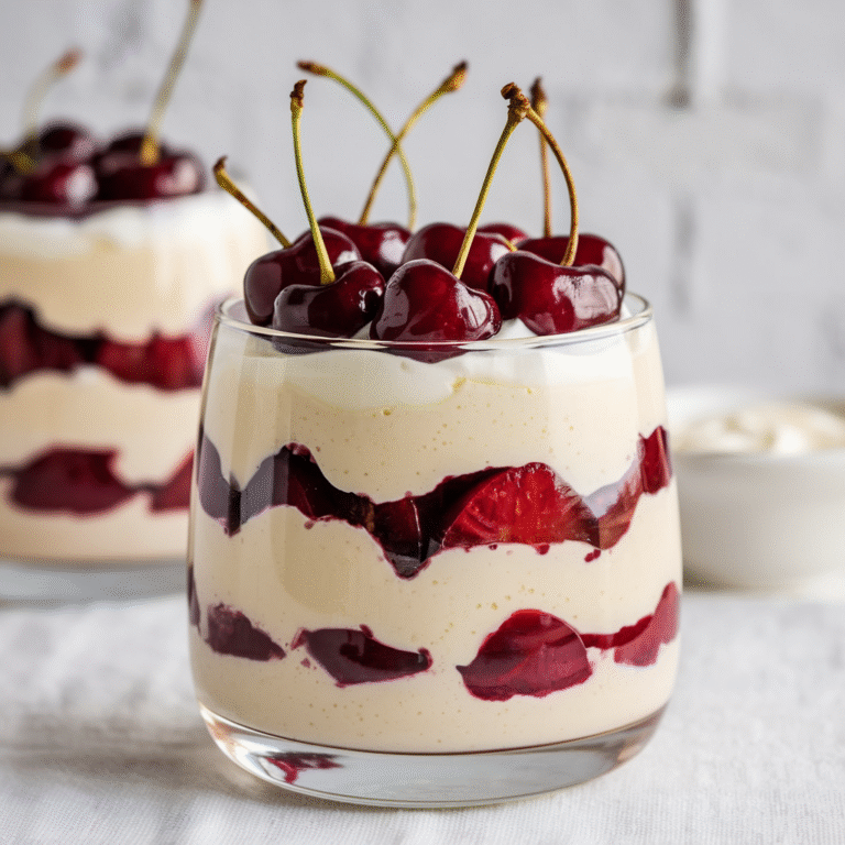 Easy Double Cherry Delight - Chilled Creamy Dessert (Overnight Recipe) ingredients