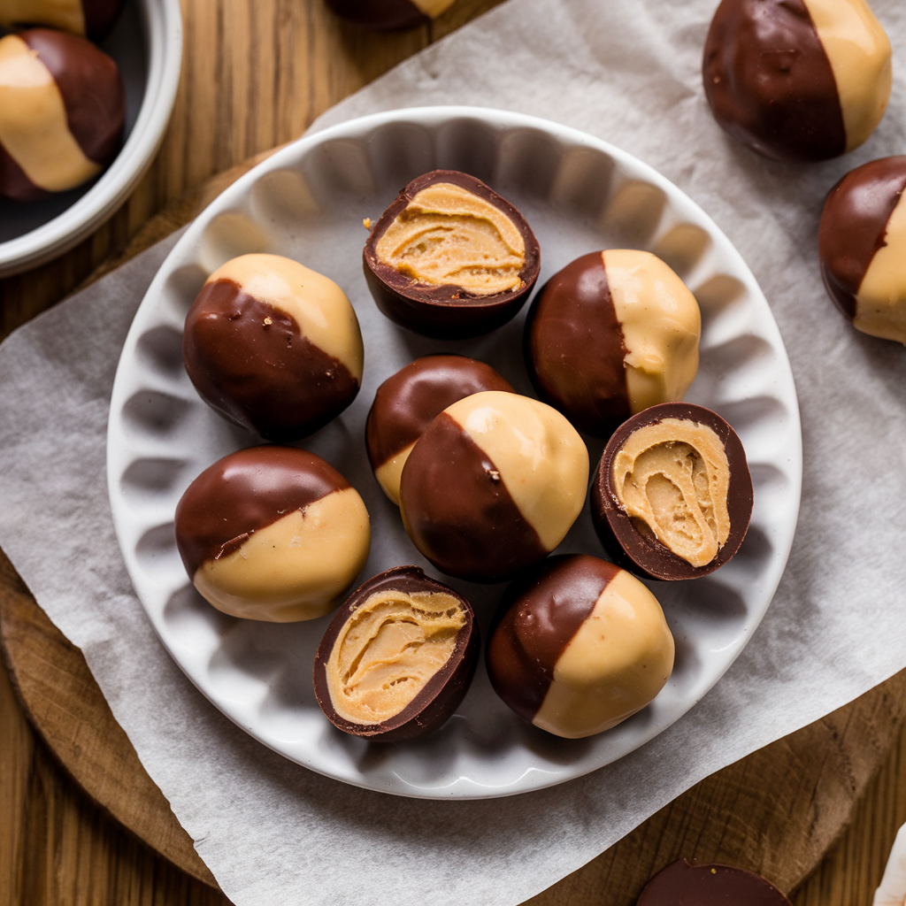 Easy Homemade Buckeye Candy (Creamy Peanut Butter Treats!)