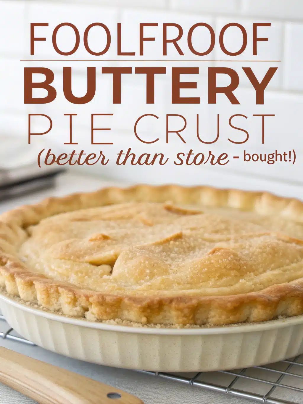 Foolproof Buttery Pie Crust (Better Than Store-Bought!)