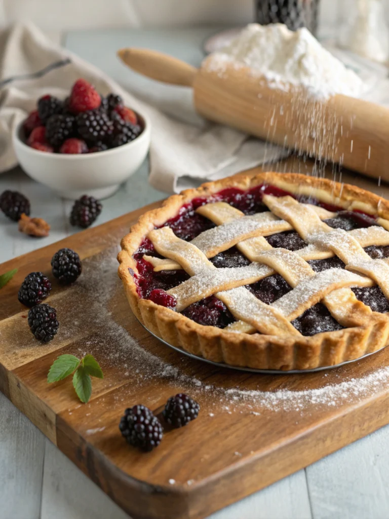 Homemade Blackberry Pie with Lattice Crust (Better Than Bakery!) ingredients