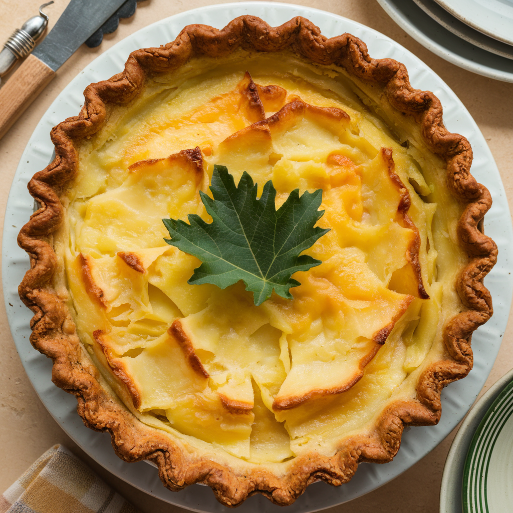 Homemade Cheesy Potato Pie (Better Than Restaurant-Quality!)