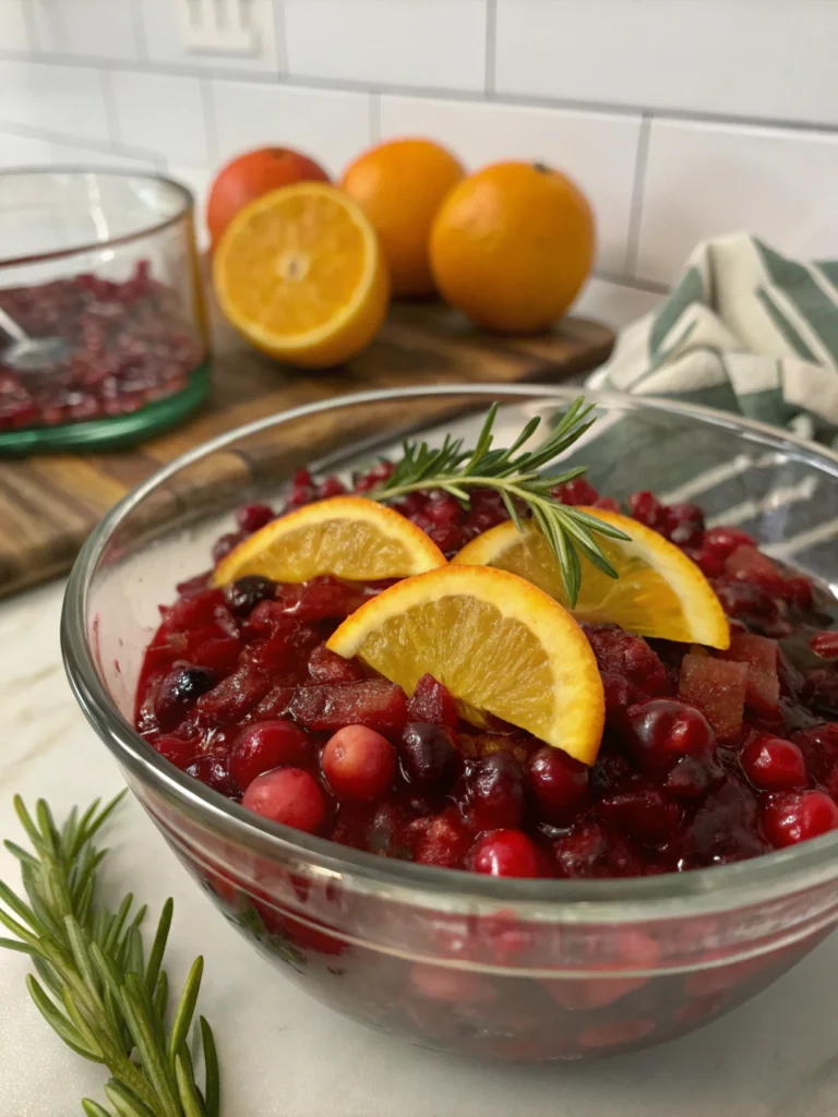 Homemade Cranberry Relish with Orange (Better Than Store-Bought!)