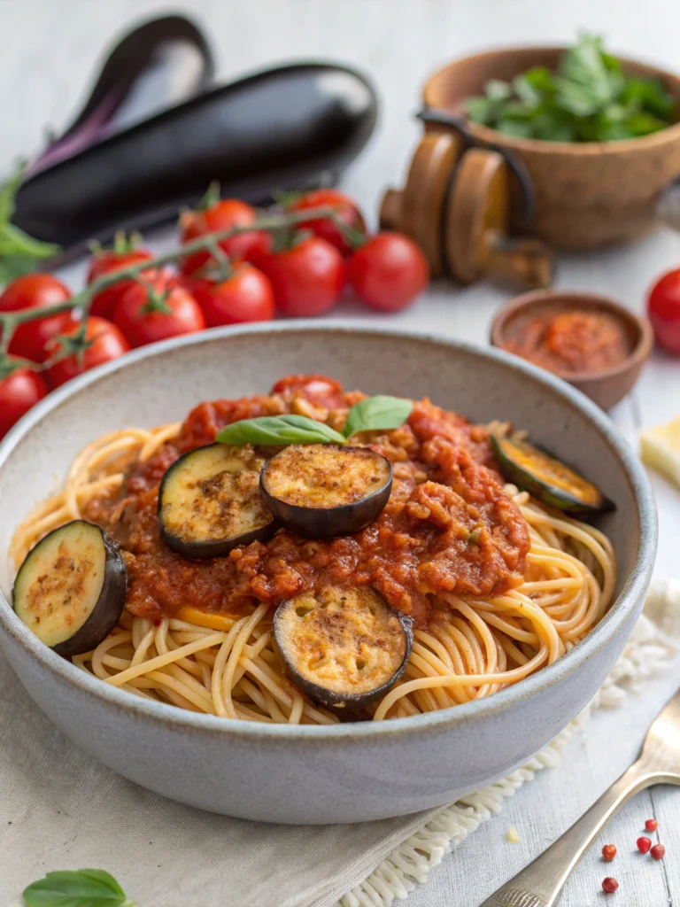 Homemade Eggplant Spaghetti Sauce (Better Than Store-Bought!)