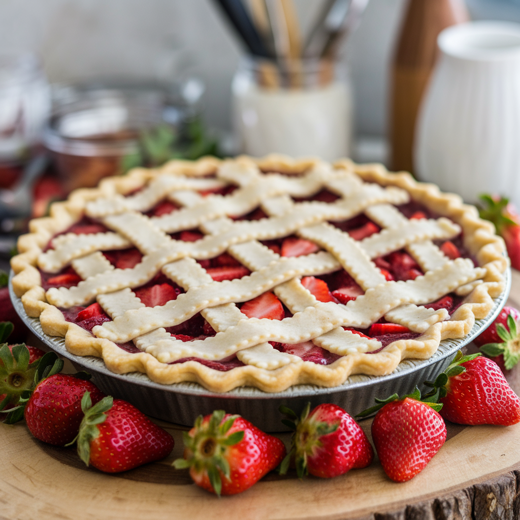 Homemade Fresh Strawberry Pie (Better Than Store-Bought!)