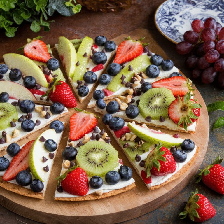 Homemade Fruit Pizza (Perfect Summer Dessert!) ingredients