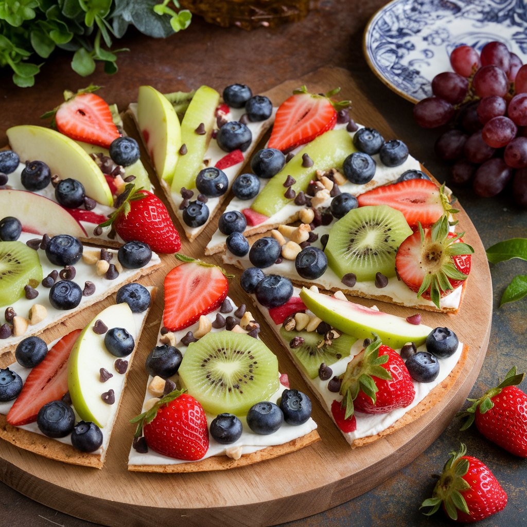 Homemade Fruit Pizza (Perfect Summer Dessert!) ingredients