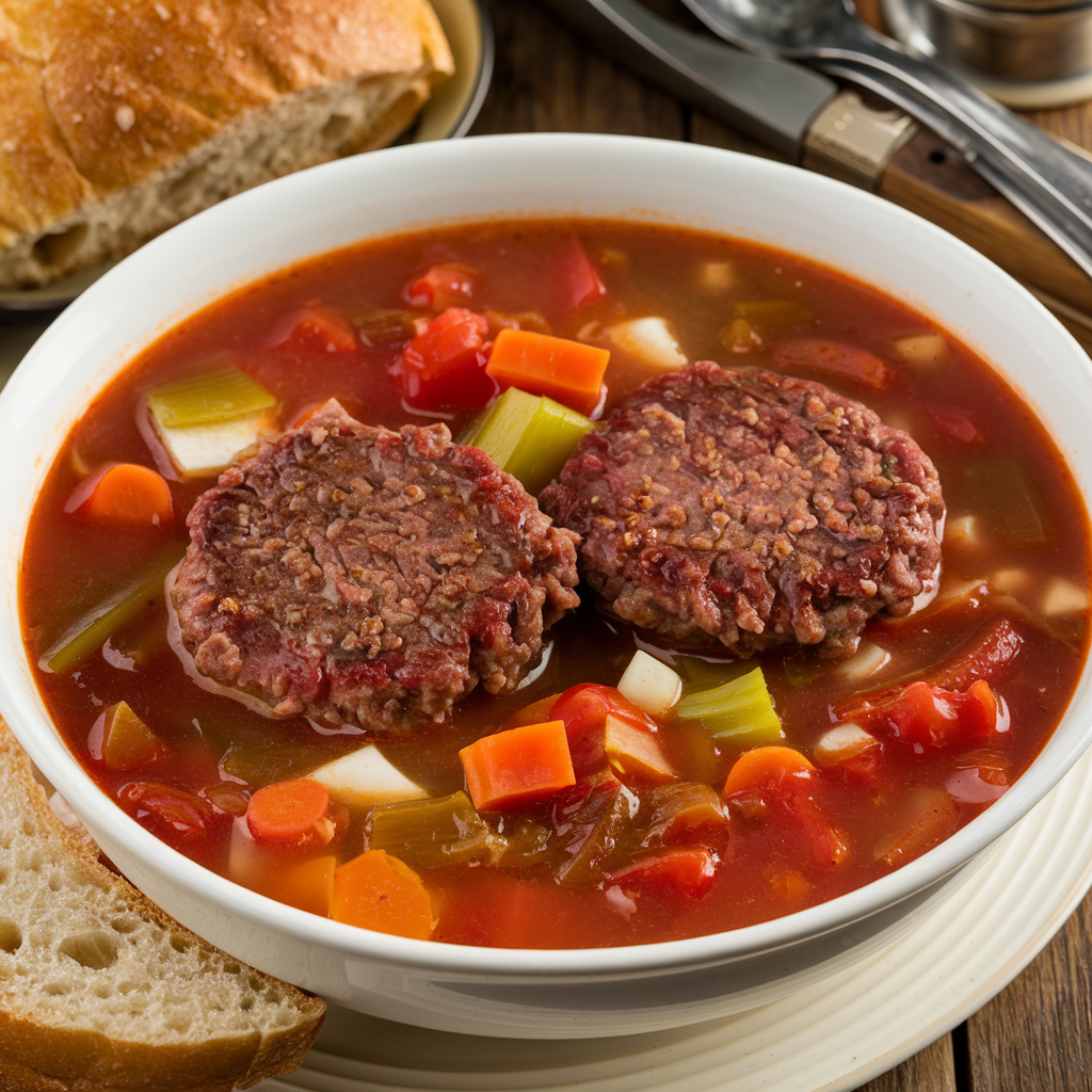 Homemade Hamburger Vegetable Soup (Perfect One-Pot Meal!)