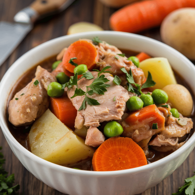 Homemade Hearty Chicken Stew (Perfect Winter Comfort!) ingredients