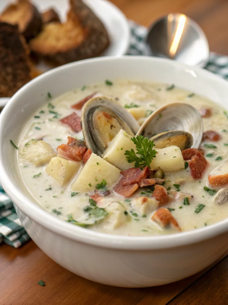 Homemade New England Clam Chowder (Restaurant-Quality!)