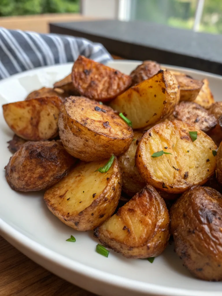 Homemade Roasted Patio Potatoes (Perfect Crispy Exterior!)