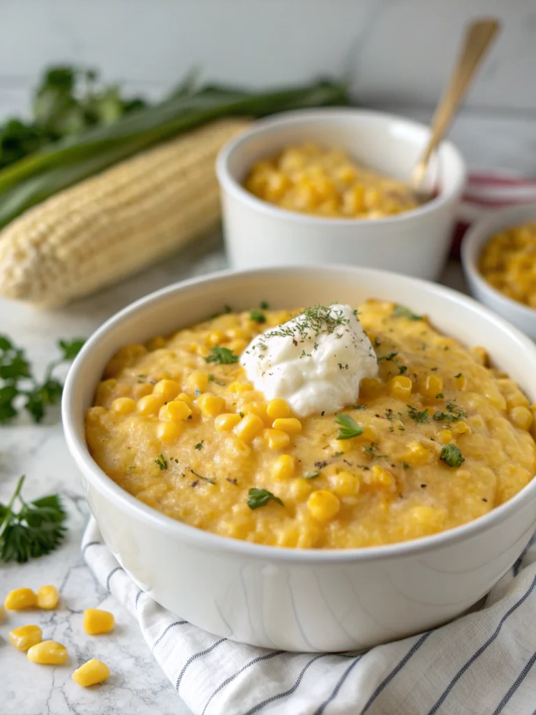 Homemade Southern Corn Pudding (Melt-In-Your-Mouth Creamy!)