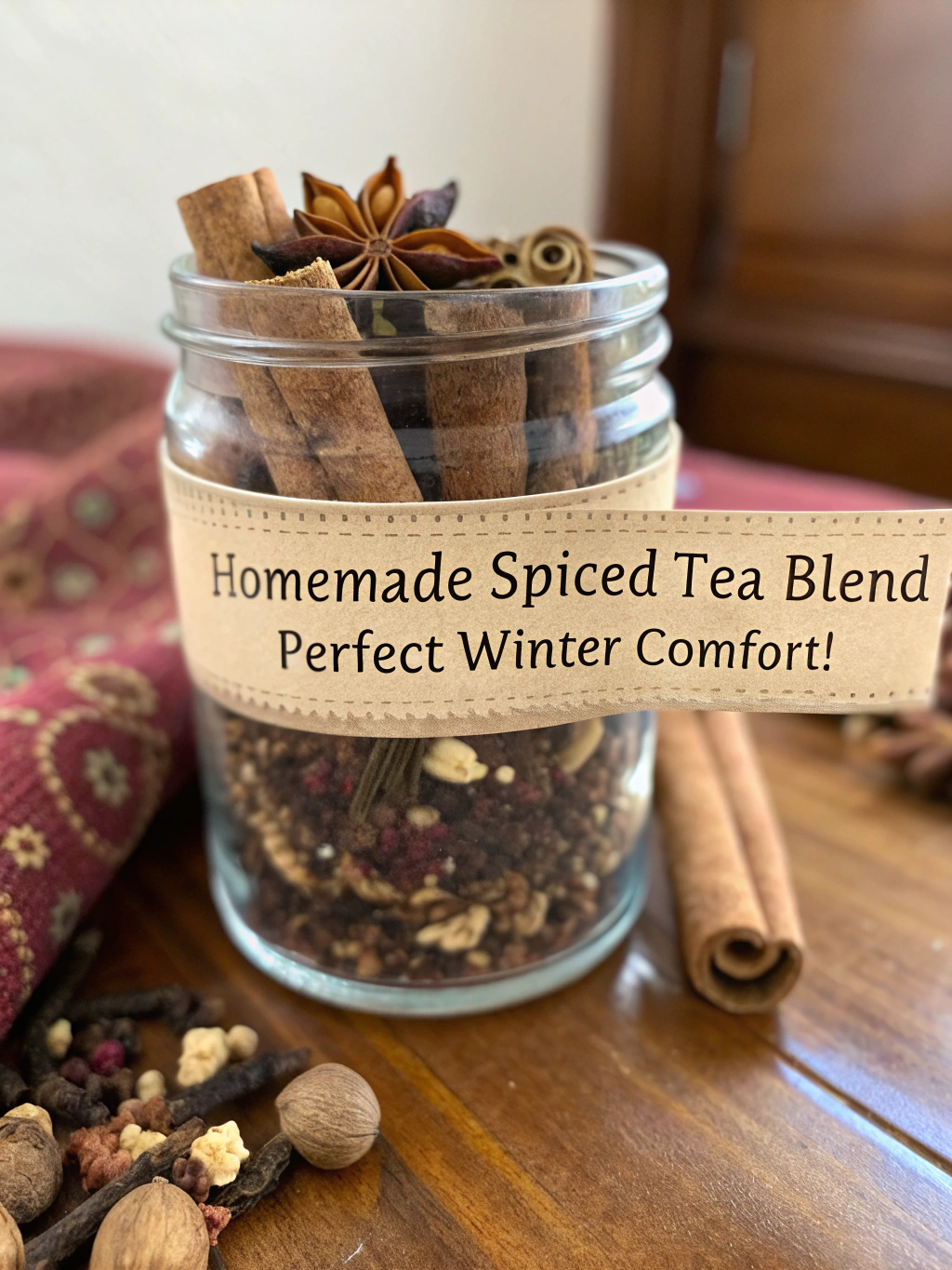 Homemade Spiced Tea Blend (Perfect Winter Comfort!)