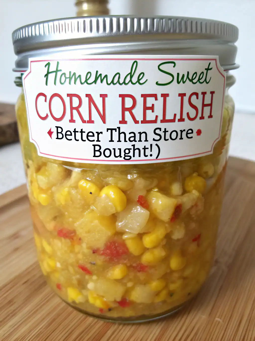 Homemade Sweet Corn Relish (Better Than Store-Bought!)