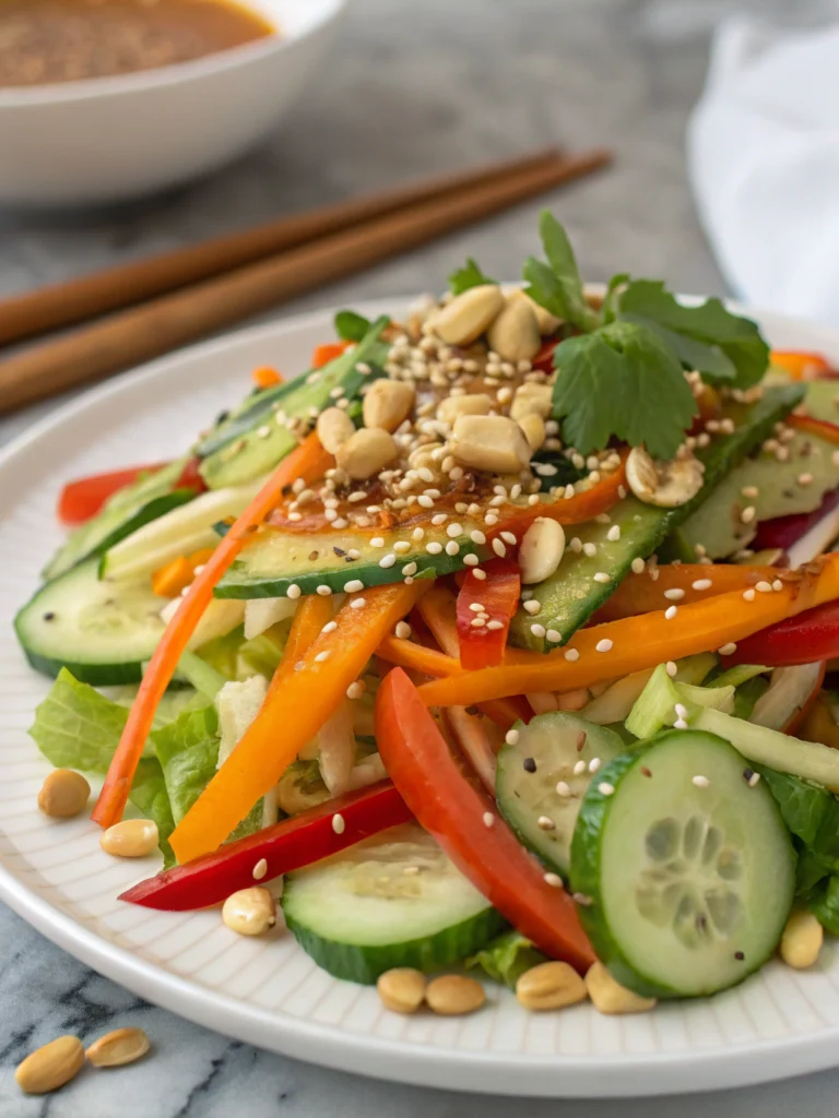 Irresistible Asian Crunch Salad (Perfect Potluck Side!)