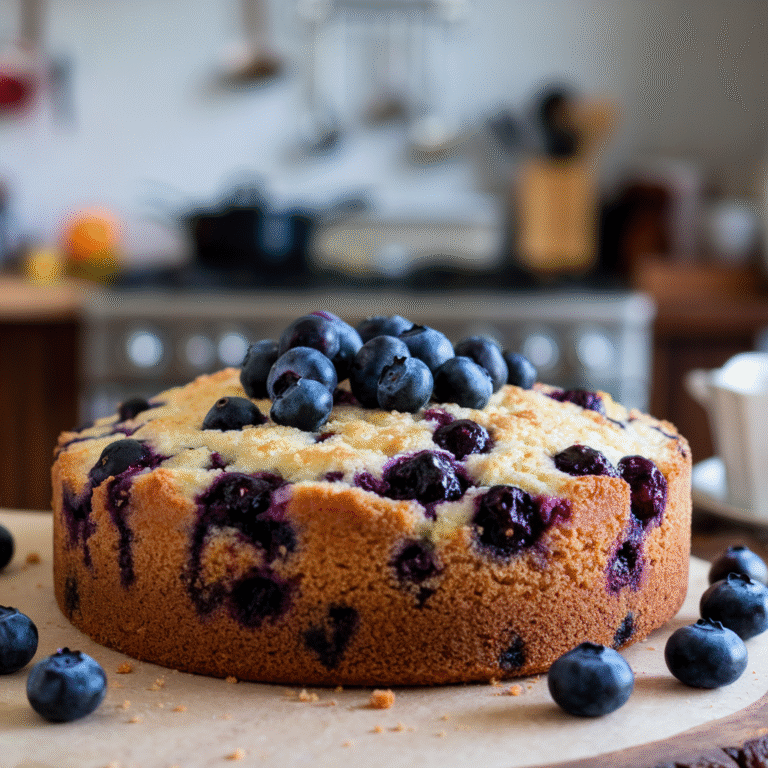 Irresistible Blueberry Breakfast Cake (Ready in 30 Min!) ingredients