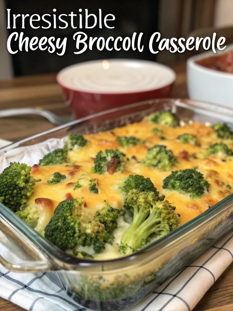 Irresistible Cheesy Broccoli Casserole (Perfect Holiday Side!) ingredients