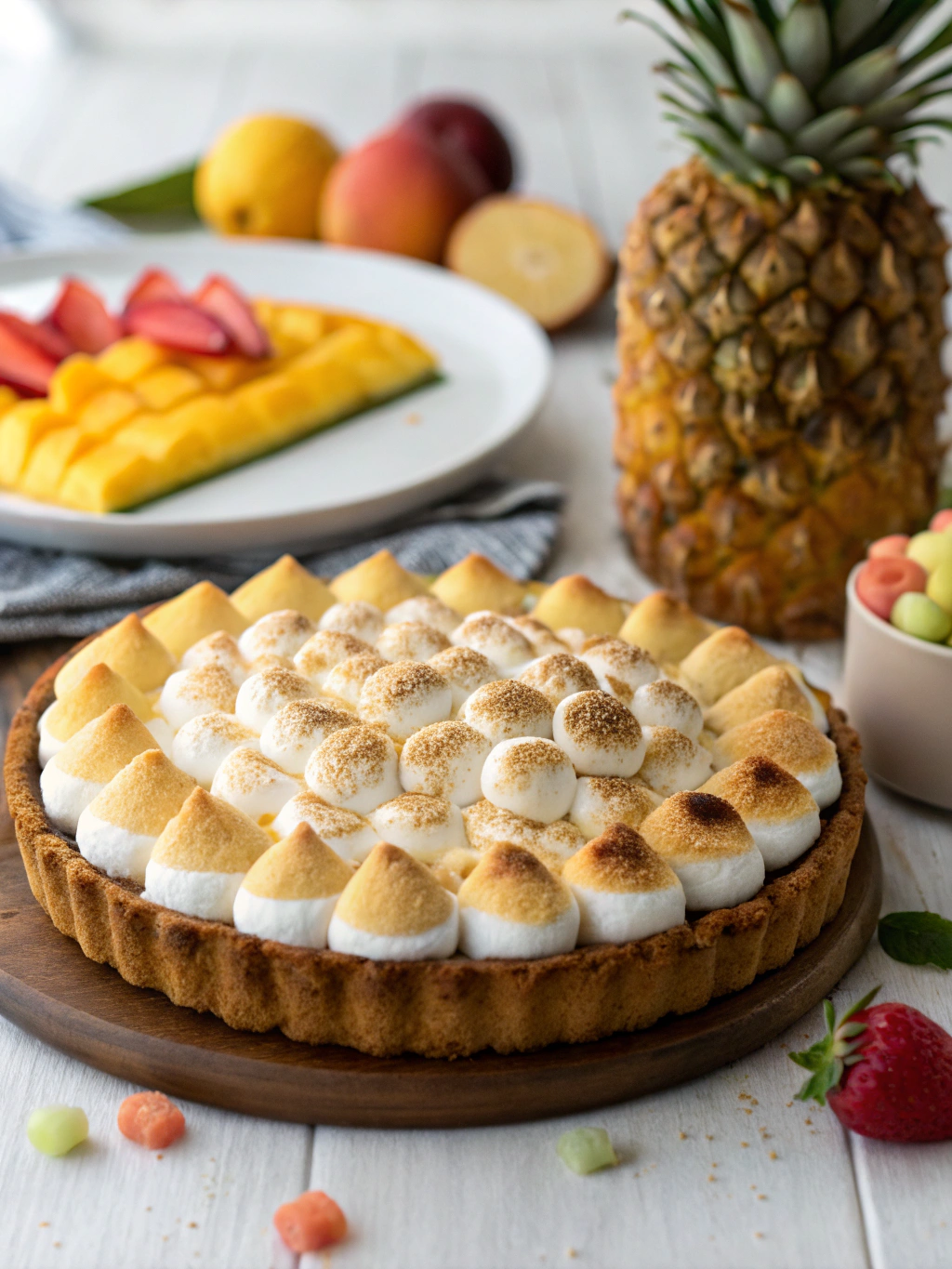 Irresistible Hawaiian Marshmallow Pie (Tropical Paradise Dessert!)