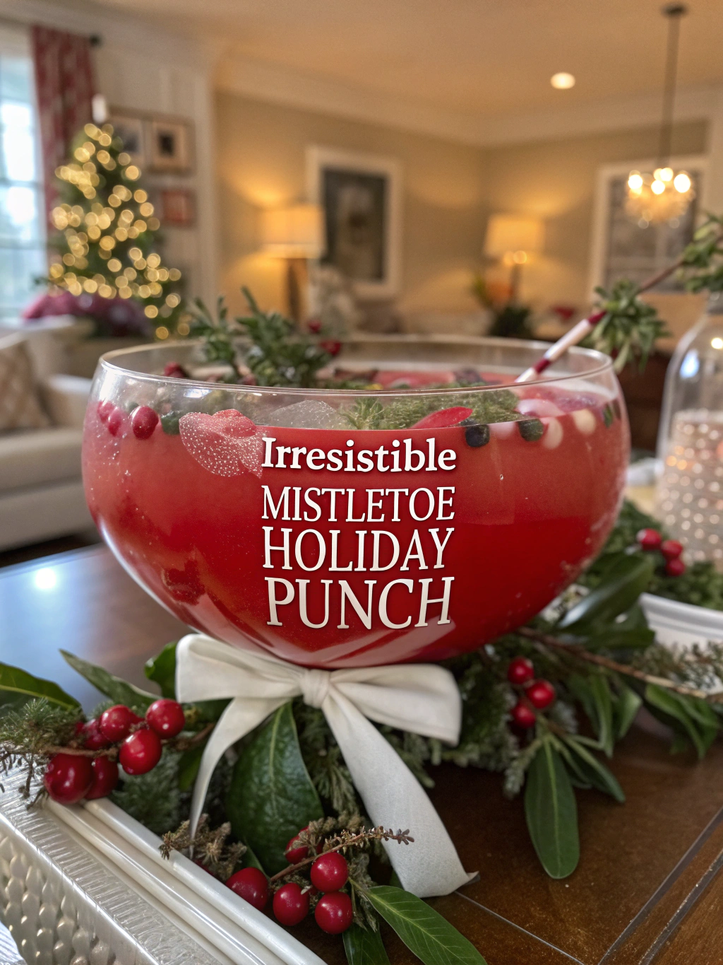 Irresistible Mistletoe Holiday Punch (Perfect for Festive Gatherings!)