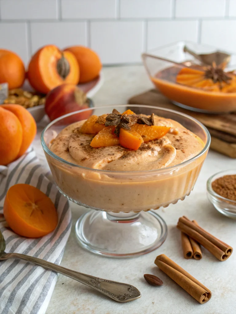 Irresistible No-Bake Persimmon Pudding (Ready in 15 Min!)