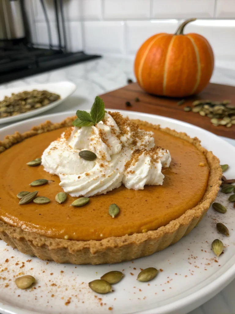 Irresistible No-Bake Pumpkin Pie (Ready in 15 Minutes!)