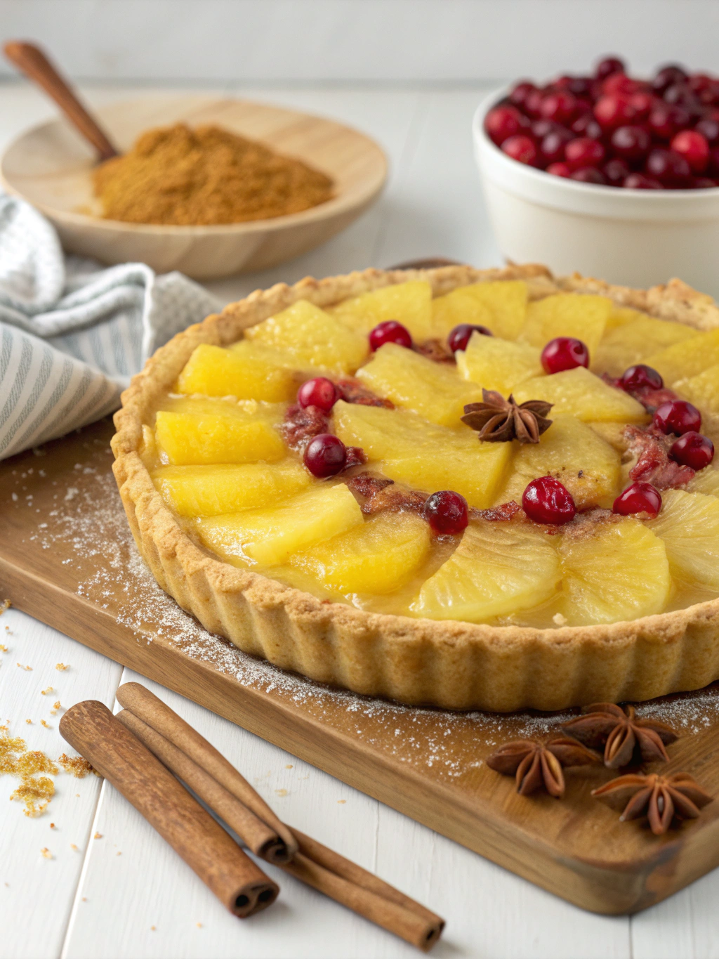 Irresistible Pineapple Cranberry Pie (Perfectly Balanced Flavor!)