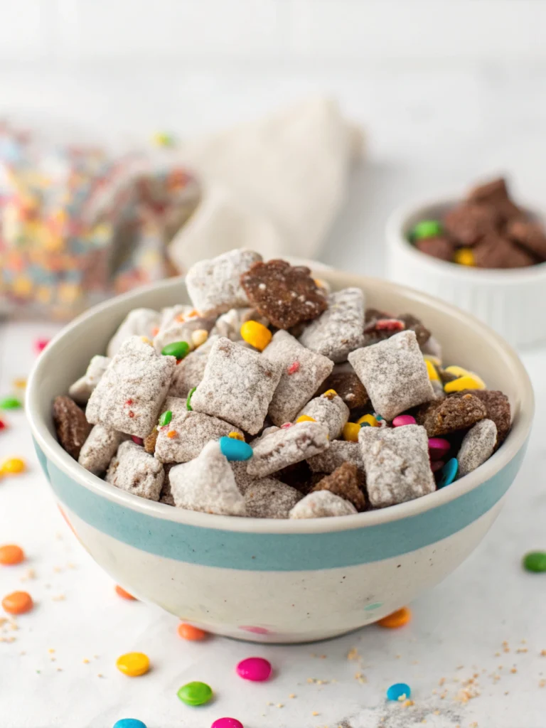 Irresistible Puppy Chow Mix (Perfect Sweet Treat for Parties!)