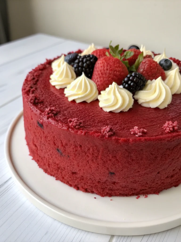 Irresistible Red Velvet Beet Cake (Naturally Colored!)
