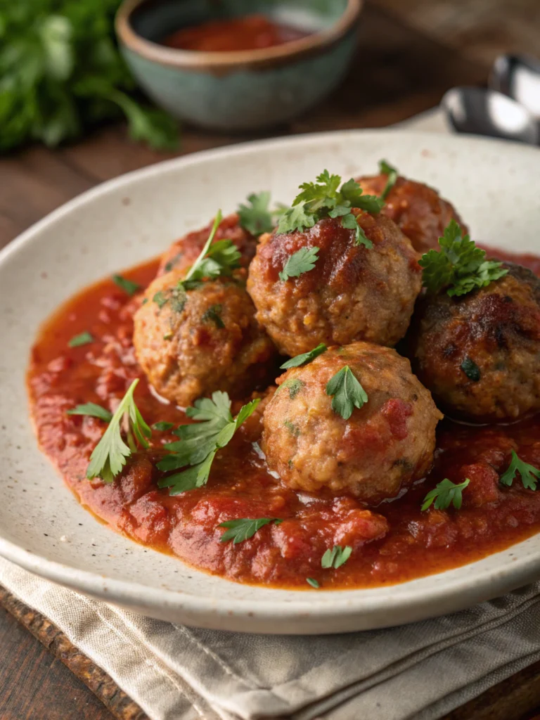 Irresistible Spanish Meatballs in Rich Tomato Sauce (Tapas Favorite!)