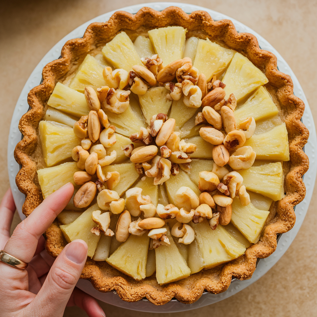 Irresistible Tropical Pineapple Nut Pie (Tastes Like Vacation!) ingredients