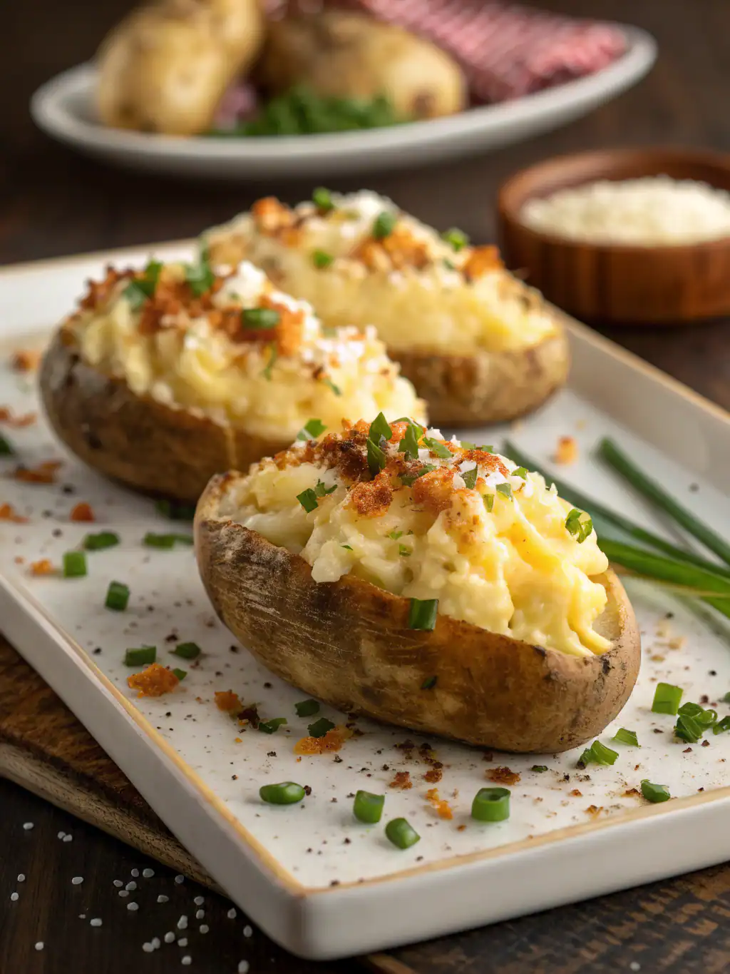 Irresistible Twice Baked Potatoes (Restaurant-Quality!)