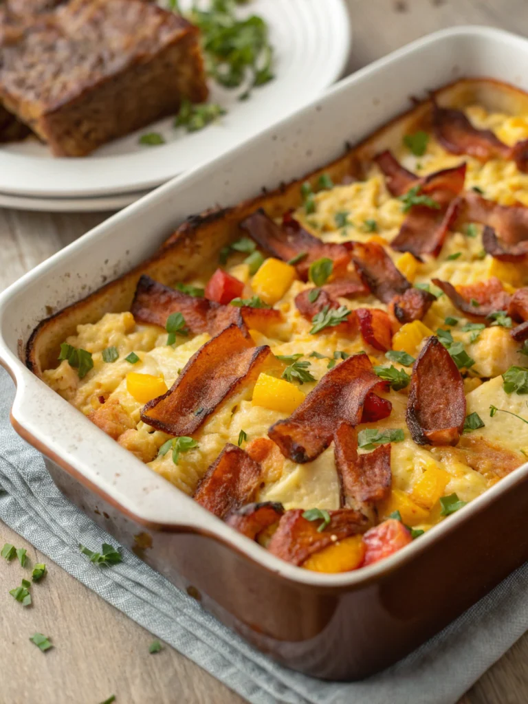 Perfect Bacon & Egg Breakfast Casserole (Weekend Brunch Star!)