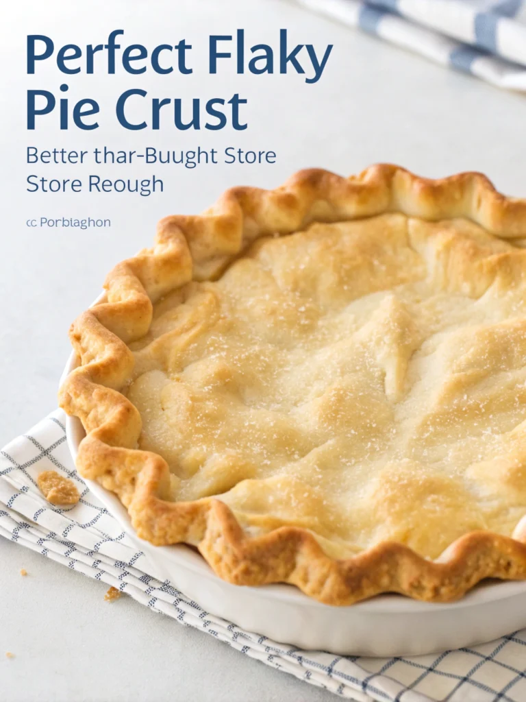 Perfect Flaky Pie Crust Recipe (Better Than Store-Bought!)