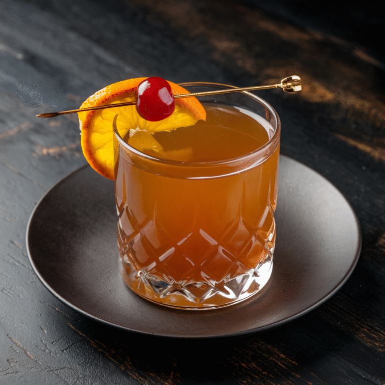 Perfect Forever Amber Cocktail (Sophisticated Sipping!)