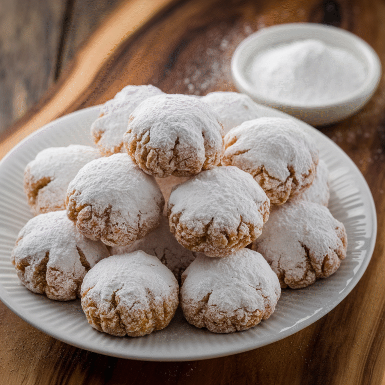 Perfect Mexican Wedding Cookie Rings (Better Than Bakery!) ingredients